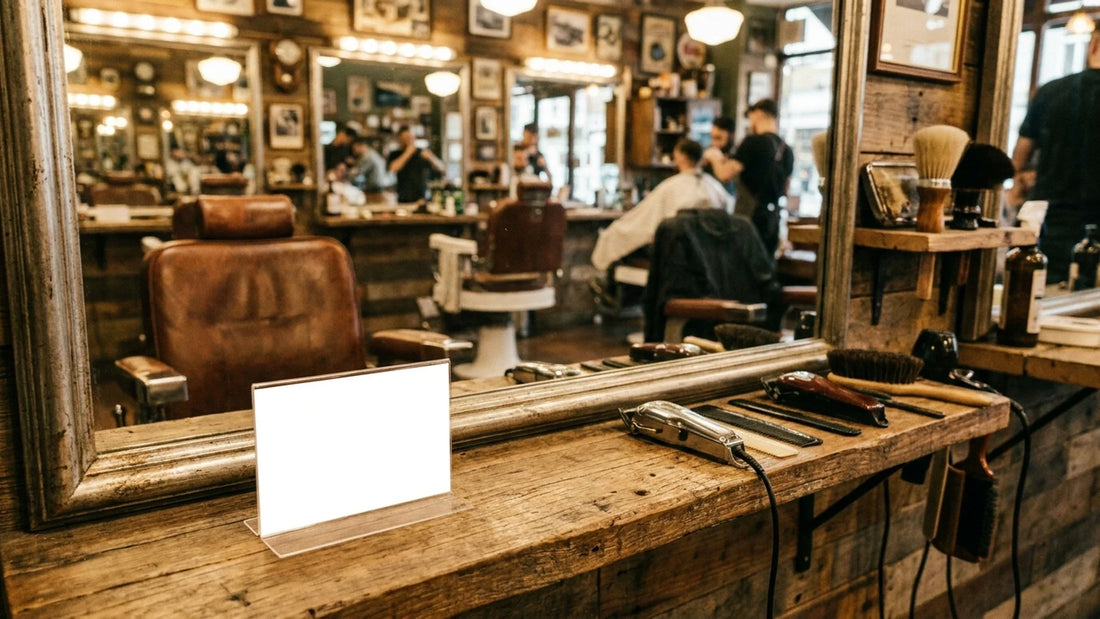 Review tags for barbers, salons and anyone with a chair