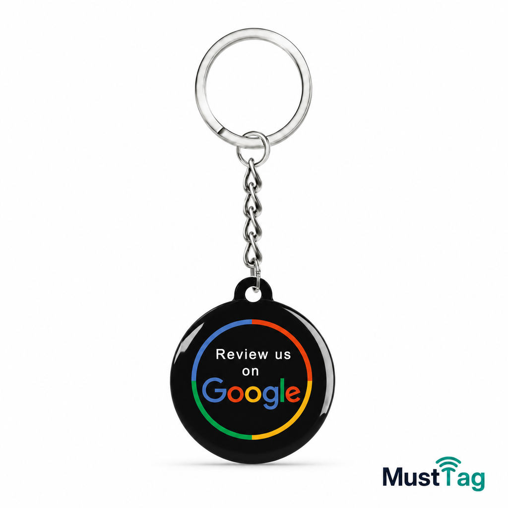 Google Review Tag - BLACK