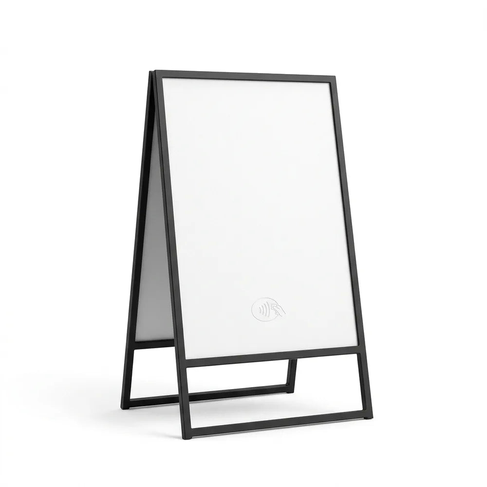 Floor Standee - NFC Google review product by MustTag