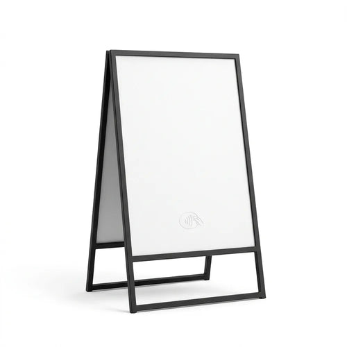 Floor Standee - NFC Google review product by MustTag