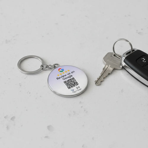 Keychain - NFC Google review product by MustTag
